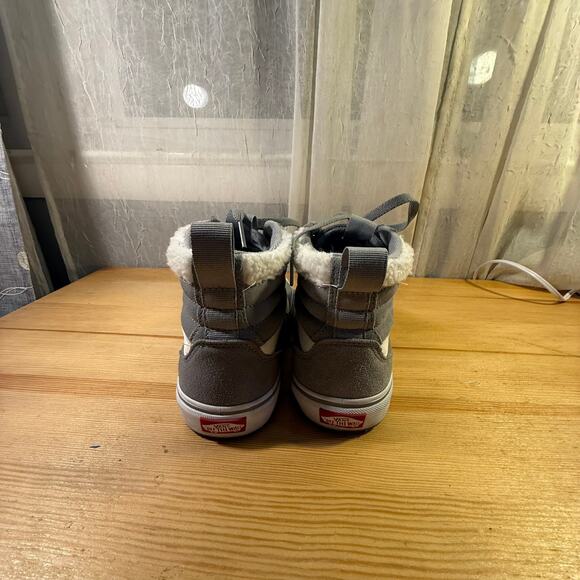 Vans Sk8-Hi MTE Gray Suede Sherpa Lined High Top Sneakers Women’s 8 - Picture 10 of 14